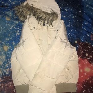 White used AE coat